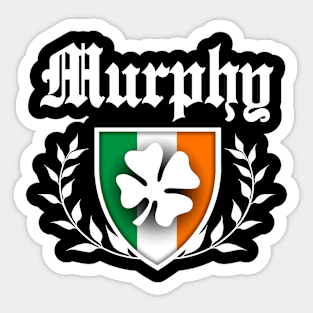 Murphy Shamrock Crest Sticker